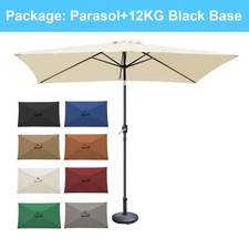2x3m Garden Parasol Sun Shade