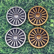 Wagon Wheel Button Large
