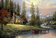 Schmidt Spiele 58455 Thomas Kinkade Puzzle, Multicolor