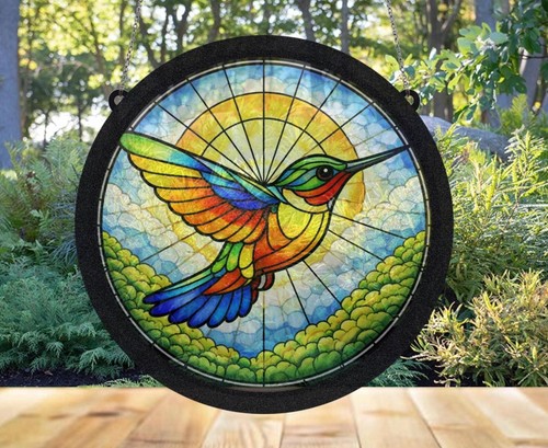 Hummingbird suncatcher window - suncatcher,