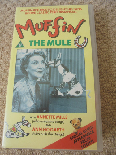 Muffin the mule - vhs, video