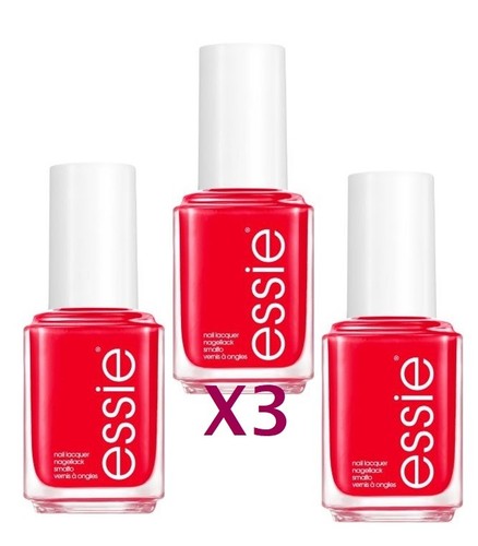Essie nail polish 972 poppy - 3x,