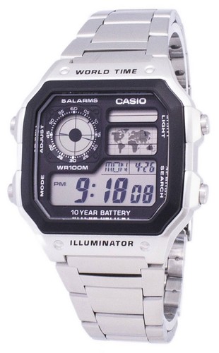 Casio digital world time - world,