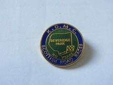 Badge Kirkcaldy & District Motorcycle Club (KDMC) 40 Year Beveridge Park Races
