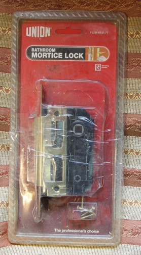 Union bathroom mortice lock - union,
