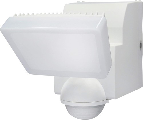 White pir battery operated - white,