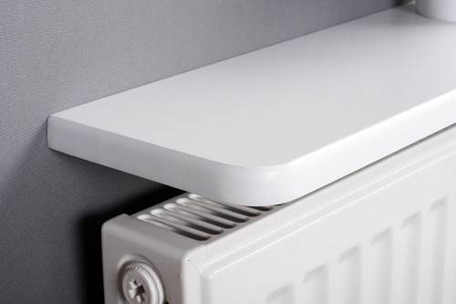 Rounded radiator shelf satin - radiator, |