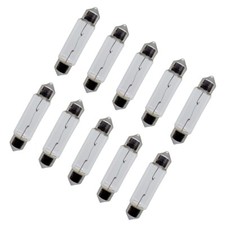 10 x 239 Festoon Bulb 12v 5w (11 x 38mm) S8.5D Interior Light Number Plate Auto