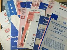 Leyton Orient HOME programmes