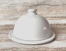 White Pottery CHEESE DOME BELL