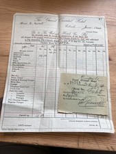 1944 Billhead - Grand Oriental Hotel of Colombo, Sri Lanka