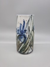 A Vintage Colin Kellam Studio Pottery Vase, Floral Design, H - 8.5"