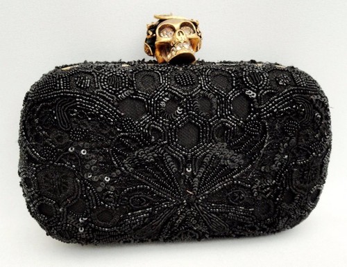 Alexander mcqueen black sequin - mcqueen,