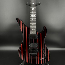 Schecter Synyster Gates Red Lines Black Electric Guitar Floyed Rose Tremolo