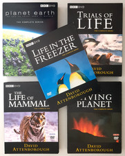 David Attenborough: 5x Complete Life DVD Box Sets - 18 DVDs - 54 Episodes