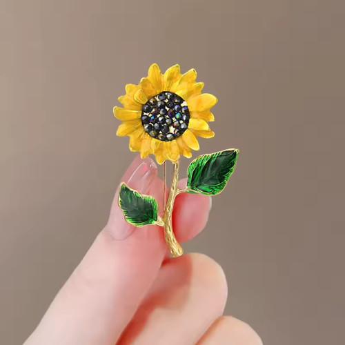 Luxury rhinestone sunflower - rhinestone,