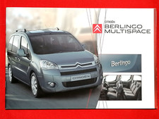 2008 CITROEN BERLINGO MULTISPACE Sales Brochure - VT VTR XTR Colours & Trims