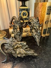 Antique Set Of 3 Bronze