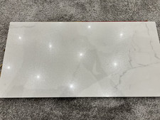 Emigres White Marble Tile 400x800mm - Semi Polished - 6 Tiles