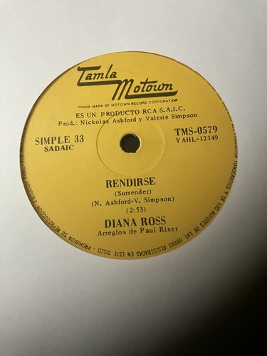 Diana ross rendirse aun - diana, /