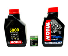 MOTUL 5000 Oil 10w40, Transoil + HF 116 Filter for HONDA CRF250X 2004 - 2017