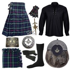Scottish Men's 10 Pieces Shirt