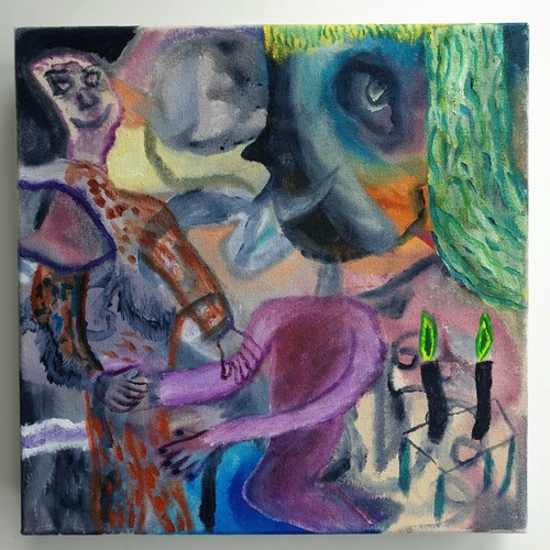 Naive painting soma - naive, bognar