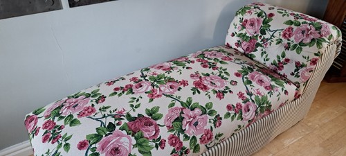 Restored chaise ottoman - restored,