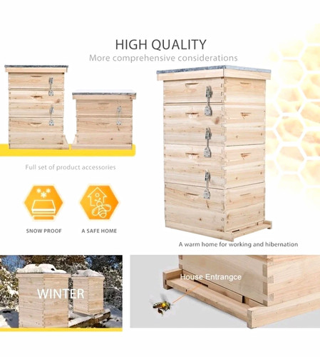 Wooden tier langstroth - wooden, 4-tier
