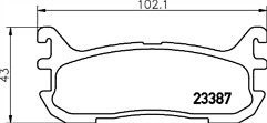 Mintex mdb1893 brake - mintex, set
