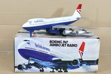 SSY TOYS HONG KONG BRITISH AIRWAYS BOEING 747 AIRLINER JET PLANE RADIO nx