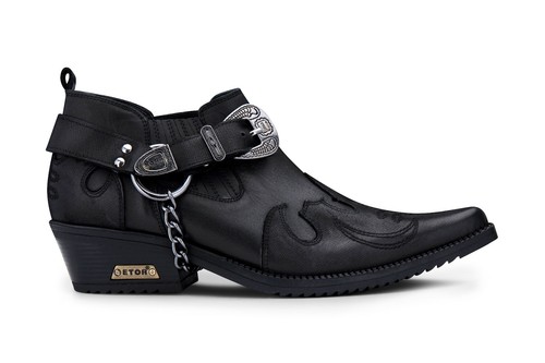 Men real leather western - real,