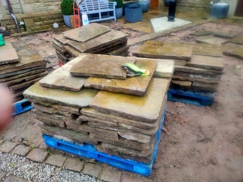Yorkshire stone flags paving - yorkshire,
