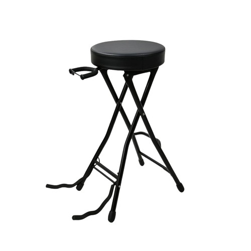 Guitar stool with footrest - guitar,
