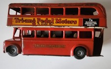 Triang Minic Routemaster Tri-ang Motors Pedigree Pram Double Decker Bus Vintage 