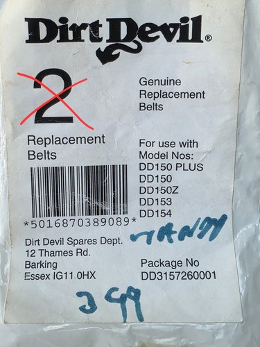Genuine belt for dirt - dirt, devil