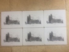 New Melamine Set of 6 Boxed PlaceMats Beverley Minster by Watchet Place Mats
