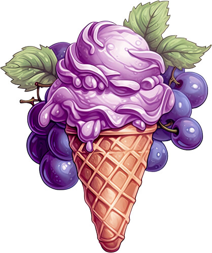 Purple icecream colourful - purple,