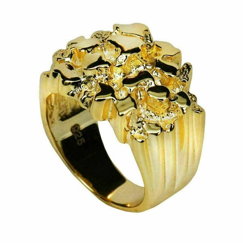Men 14k gold - plated, real