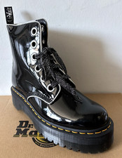 DR MARTENS BLACK SILVER MOLLY