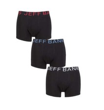Jeff Banks Men's 3 Pack Black