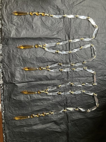 Vintage glass garland with - garland,