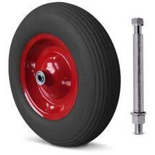 B-Stock Gardebruk PU Wheelbarrow Wheel Rubber 200 kg Spare Wheel Steel Rim Black