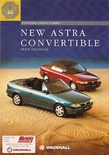 Vauxhall Astra Convertible Mk3 1994-1995 UK Market Sales Brochure 1.6i & 1.8i