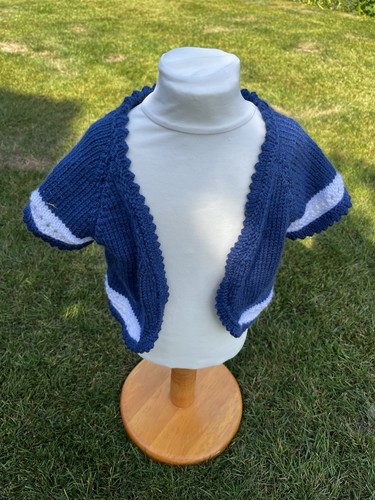 Child hand knitted bolero - child's,