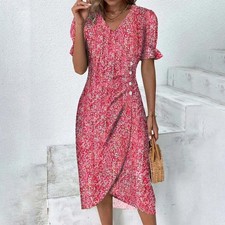 Womens Floral Boho Short