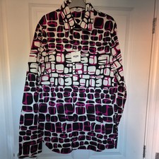 Vintage Rare Moschino Longsleeve Shirt Size XXL - Cool Retro Design BNWT 