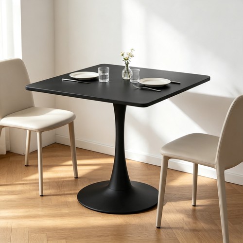 80cm square tulip - square, table