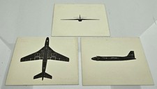 Vickers Valiant B Mk.1 Aircraft Recognition Card Set R.O.C. Silhouette 1955