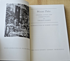 The Wessex Tales Strange Lively and Commonplace Thomas Hardy Folio Society